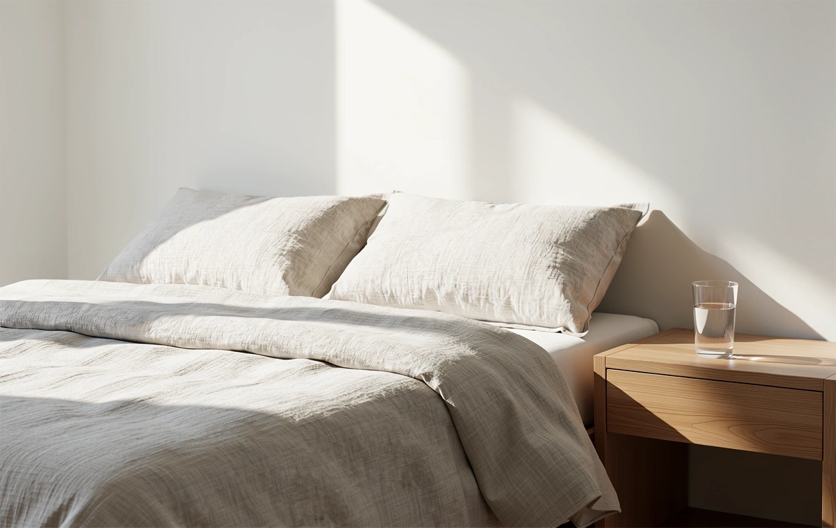 Environnement de sommeil serein et naturel